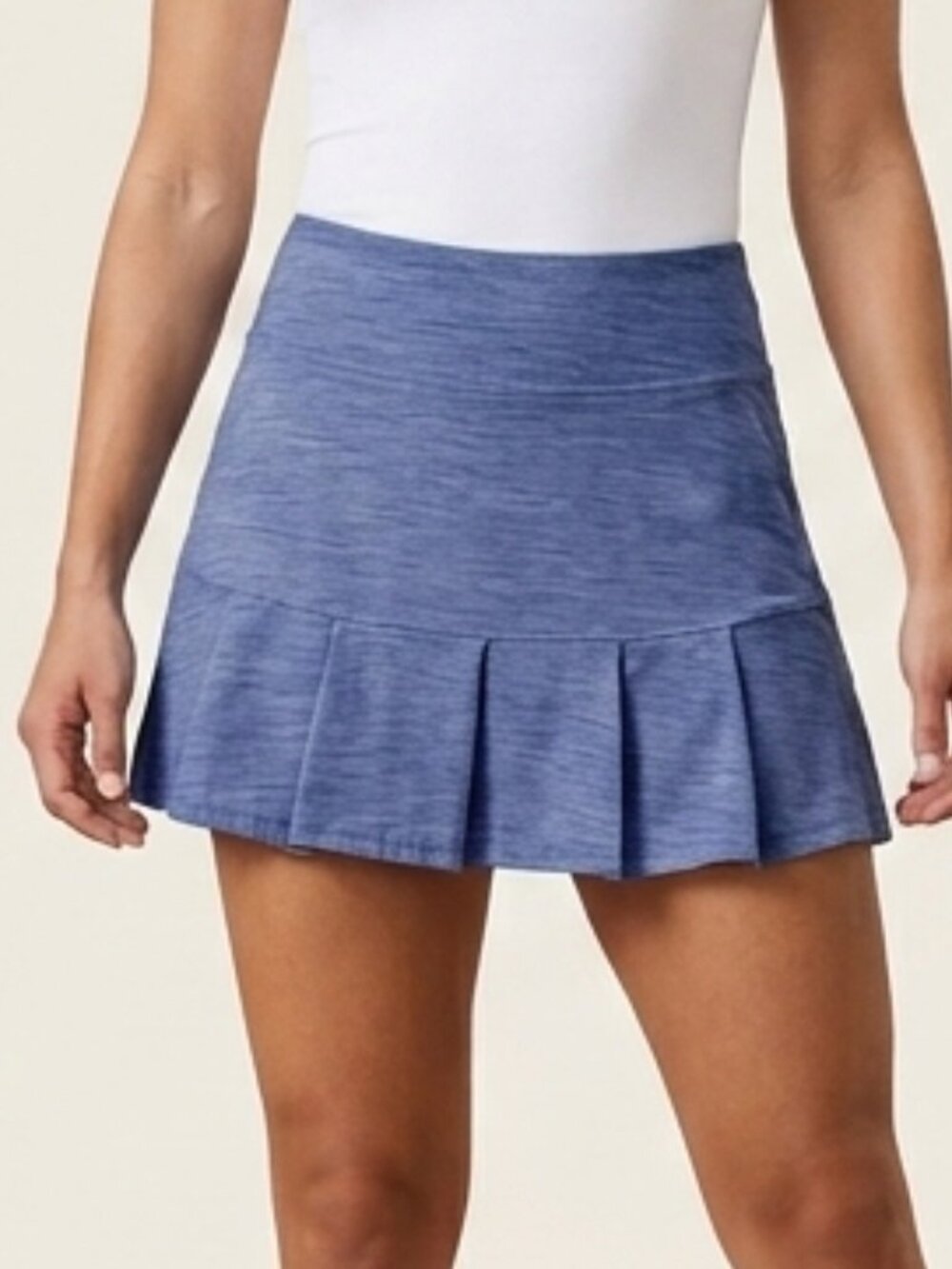 Activewear Pleated Skort from Bolle in Periwinkle Blue, Size L
